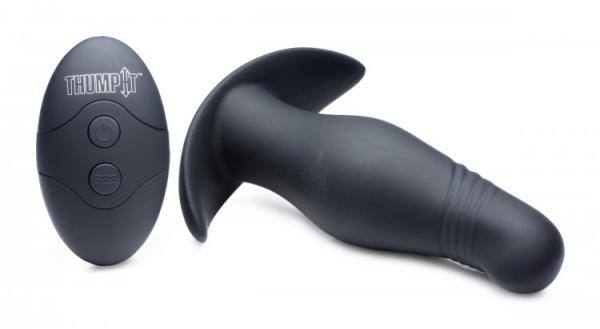 Kinetic Thumping 7X Rippled Anal Plug Black - Tophatter Daily Deals