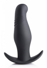 Kinetic Thumping 7X Rippled Anal Plug Black - Tophatter Daily Deals