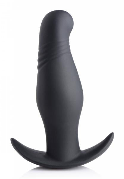 Kinetic Thumping 7X Rippled Anal Plug Black - Tophatter Daily Deals