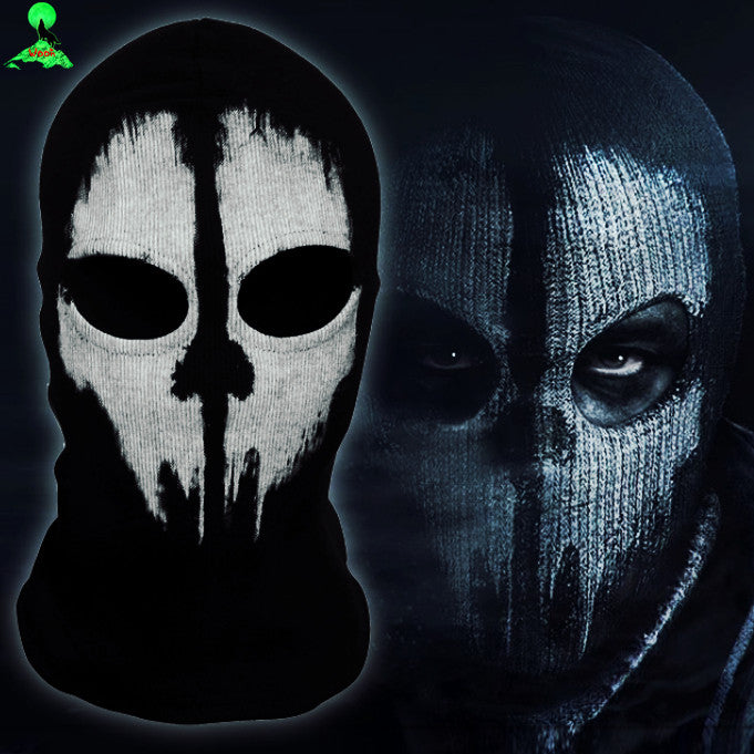 COD Ghost Mask Superhero Balaclava Mens Skull Full Face Hood Face Mask - Tophatter Daily Deals