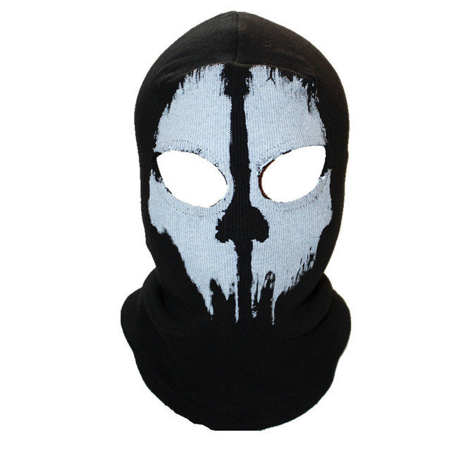 COD Ghost Mask Superhero Balaclava Mens Skull Full Face Hood Ghost01 Face Mask - Tophatter Daily Deals