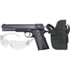 Colt 1911 Spring Airsoft Pistol Kit, Includes Holster and Safety Glasses Collectible Weapons - Tophatter Daily Deals