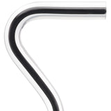 Dr. House Inspired Flame Cane - Clear Acrylic, Black Stripe Clear Lucite Walking Canes - Tophatter Daily Deals