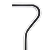 Dr. House Inspired Flame Cane - Clear Acrylic, Black Stripe Clear Lucite Walking Canes - Tophatter Daily Deals