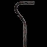 Obsidian Helix Cane: Sophisticated Black Twists, Clear Shaft Clear Lucite Walking Canes - Tophatter Daily Deals