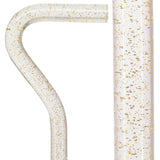 Golden Shimmer Cane: Gold Sparkles in Invisible Clear Shaft Clear Lucite Walking Canes - Tophatter Daily Deals