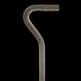 Golden Shimmer Cane: Gold Sparkles in Invisible Clear Shaft Contemporary Angled Clear Lucite Walking Canes - Tophatter Daily Deals
