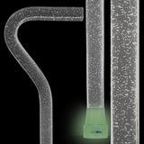 Clear Silver Luminance: Sparkle-Infused, Invisible Clear Shaft Clear Lucite Walking Canes - Tophatter Daily Deals