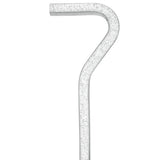 Clear Silver Luminance: Sparkle-Infused, Invisible Clear Shaft Clear Lucite Walking Canes - Tophatter Daily Deals