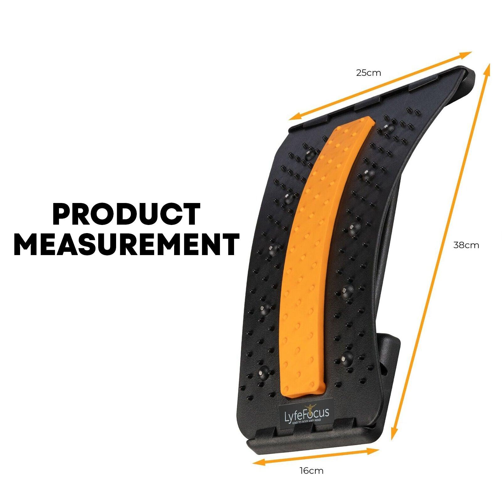 Orthopedic Back Stretcher UK - Premium Back Stretcher & Acupressure Massager for Back & Neck Pain Exercise & Fitness - Tophatter Daily Deals