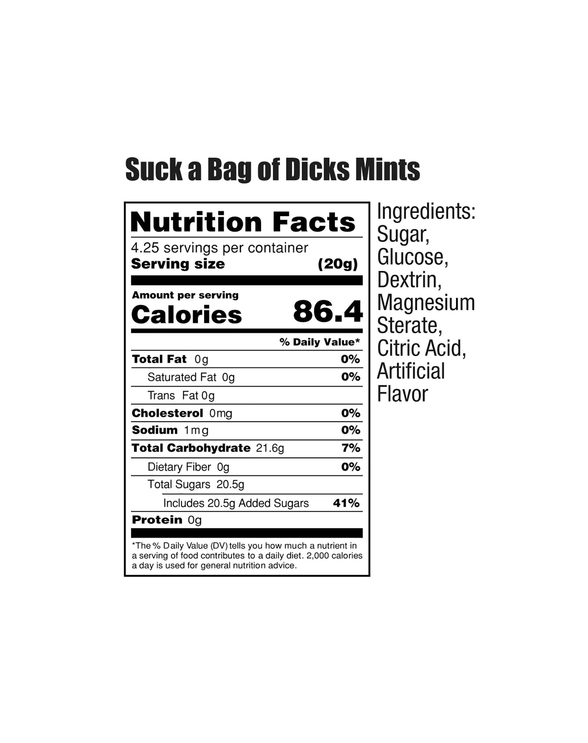 Suck a Bag of Minty Dicks - Tophatter Daily Deals