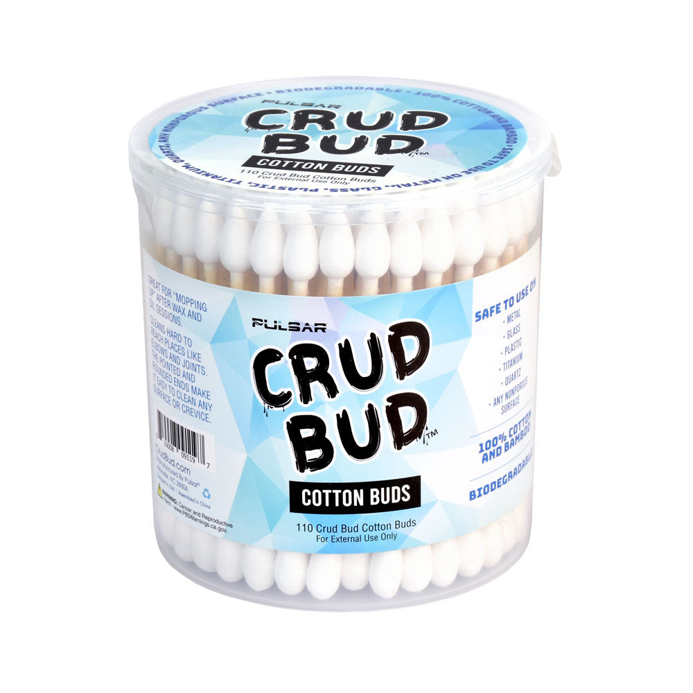 Tophatter's Inc. Crud Bud Dual Tip Cotton Buds | 110ct Tub Cleaning Supplies - Tophatter Daily Deals
