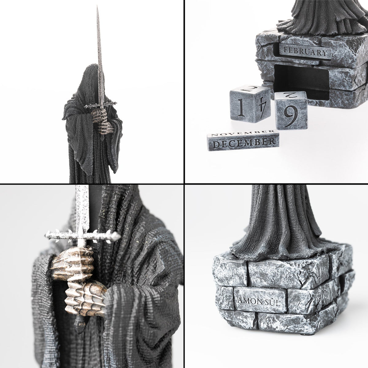 The Lord Of The Rings - Officially Licensed Nazgul Everlasting Calendar Collectible Merchandise - Tophatter Daily Deals