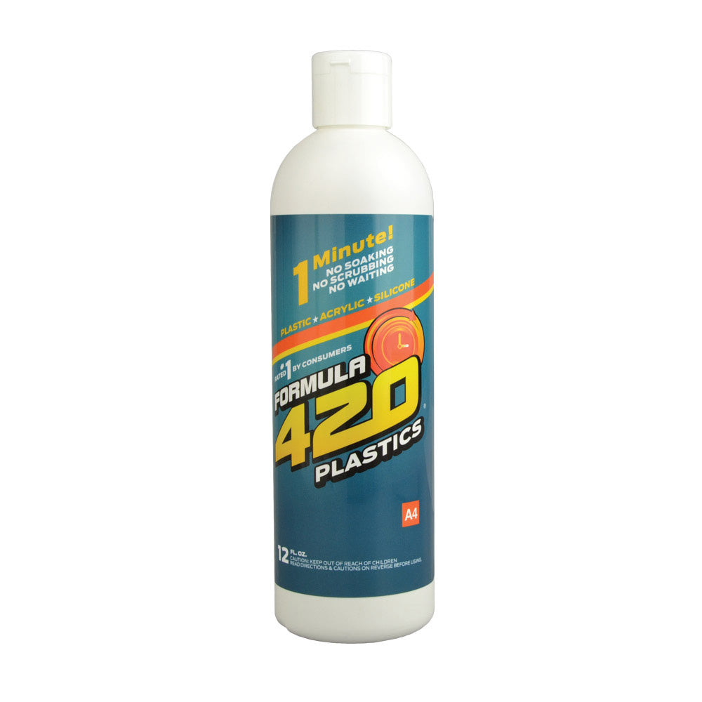 Formula 420 Plastics & Silicone Cleaner 12oz Bottle Cleaners - Tophatter Daily Deals