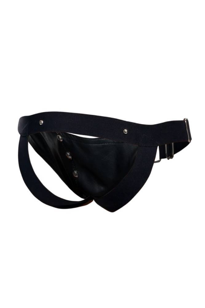 Male Basics - DNGEON - Cock Ring Jockstrap - Black - OS - DMBL01 - Tophatter Daily Deals