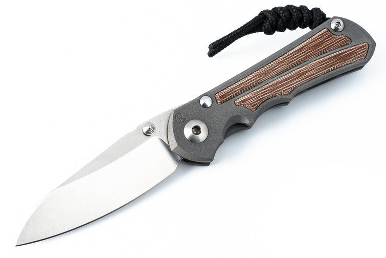 Chris Reeve Knives Small Inkosi - Natural Canvas Micarta Inlay - Insingo Blade - SIN-1030 Folding Knives - Tophatter Daily Deals