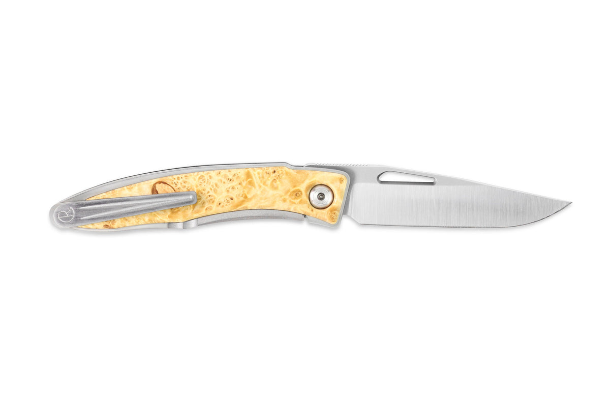 Chris Reeve Knives Mnandi - Box Elder Burl - MNA-1008 Knives - Tophatter Daily Deals