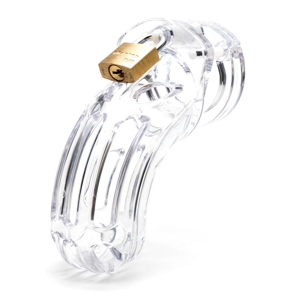 Cockcage The Curve Clear Chastity Device 9.5cm x 3.8cm > Bondage Gear > Male Chastity - Tophatter Daily Deals