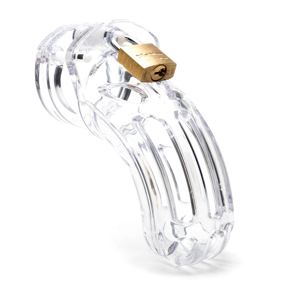 Cockcage The Curve Clear Chastity Device 9.5cm x 3.8cm > Bondage Gear > Male Chastity - Tophatter Daily Deals