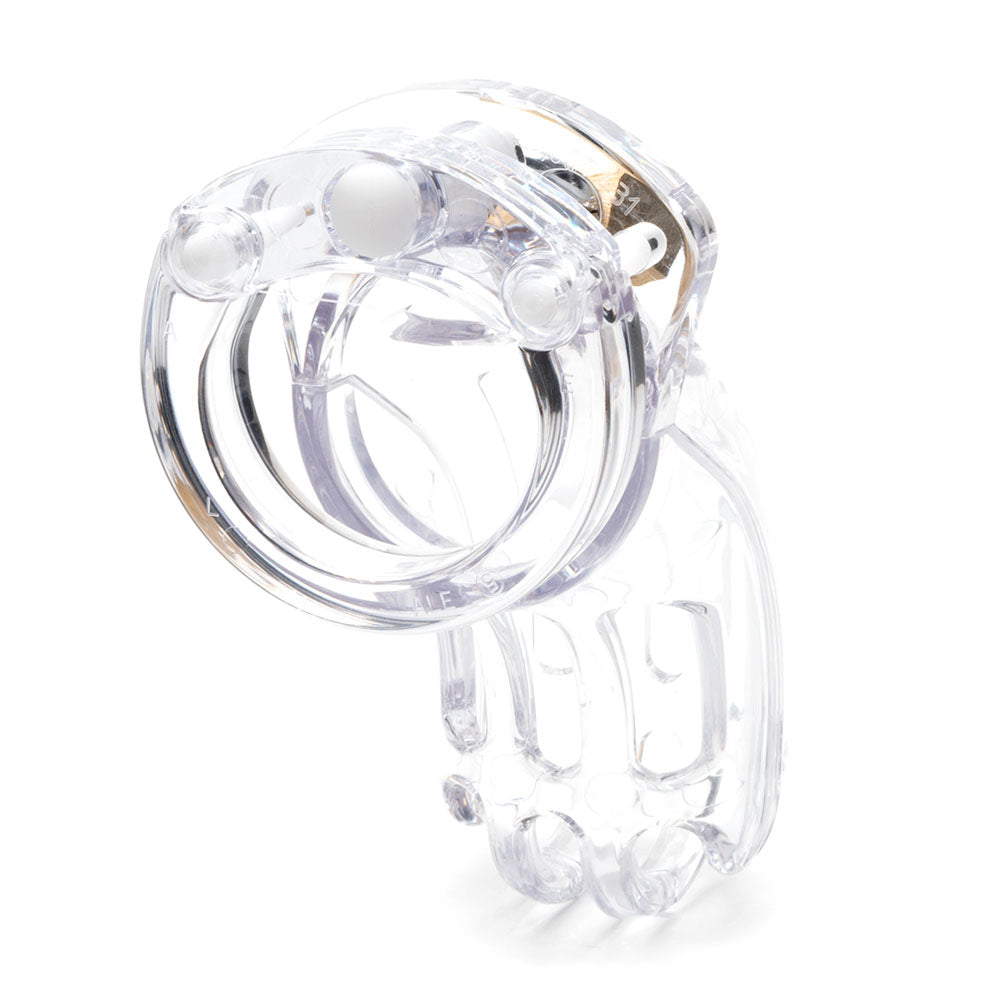 Cockcage The Curve Clear Chastity Device 9.5cm x 3.8cm > Bondage Gear > Male Chastity - Tophatter Daily Deals
