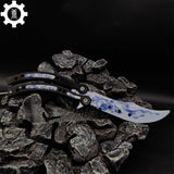 Game Butterfly Knife Azure Dragon Balisong Trainer - Tophatter Daily Deals