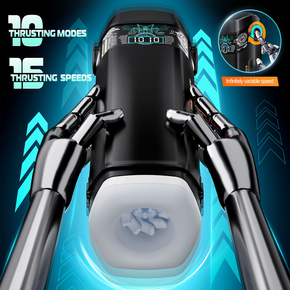 Cyberskin B-Titan Thrusting and Vibrating Auto Masturbator with Heater > Sex Toys For Men > Masturbators Premium - Tophatter Daily Deals