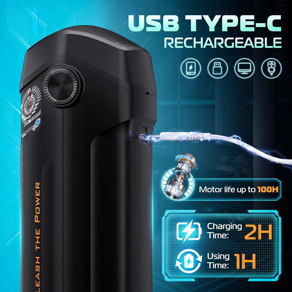 Cyberskin B-Titan Thrusting and Vibrating Auto Masturbator with Heater > Sex Toys For Men > Masturbators Premium - Tophatter Daily Deals