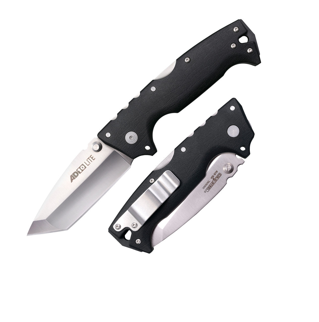 Cold Steel AD-10 Lite Tanto - Black Griory Handle - AUS10A Steel - CS-FL-AD10T Folding Knives - Tophatter Daily Deals