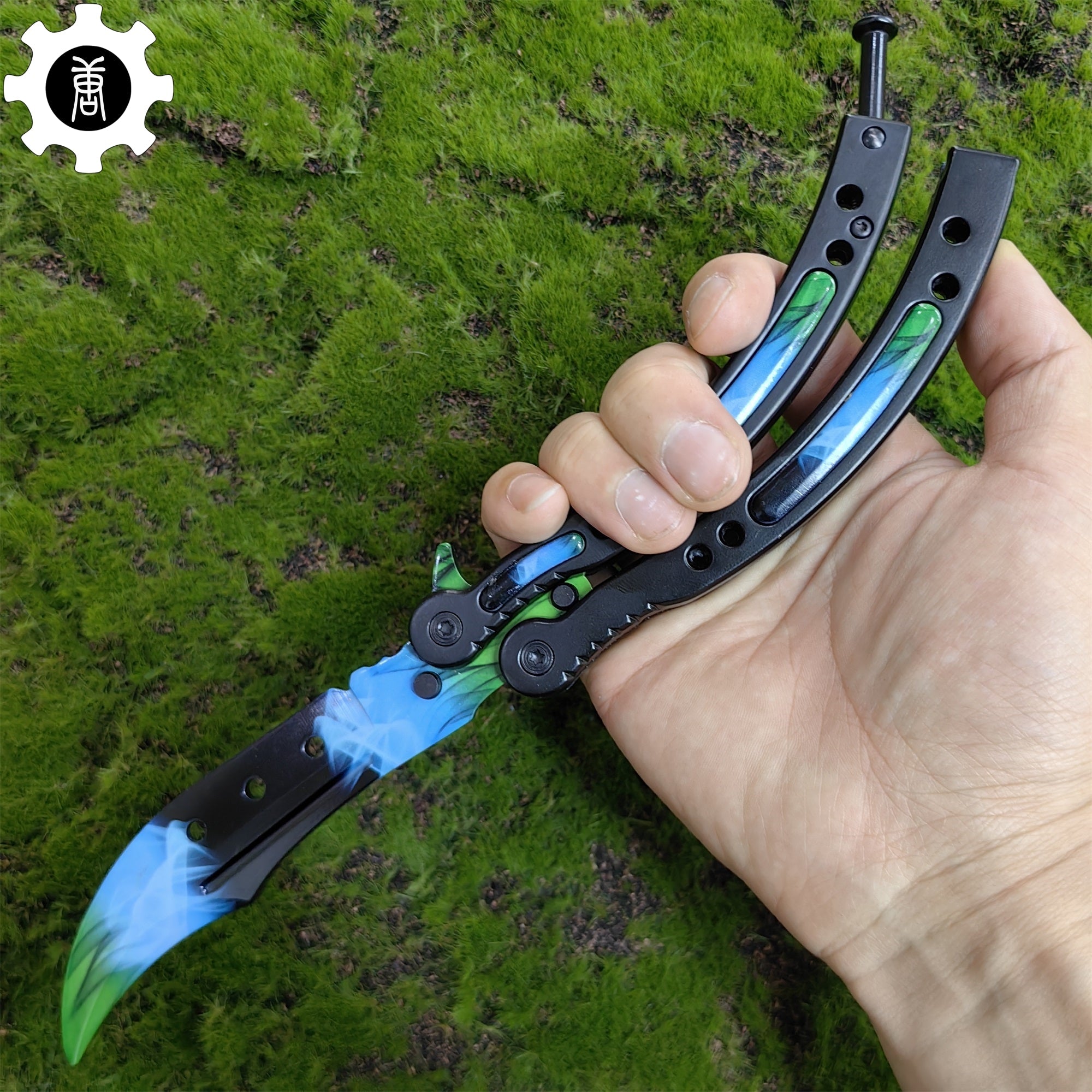 Gamma Doppler Phase 4 Balisong Game Butterfly Knife - Tophatter Daily Deals
