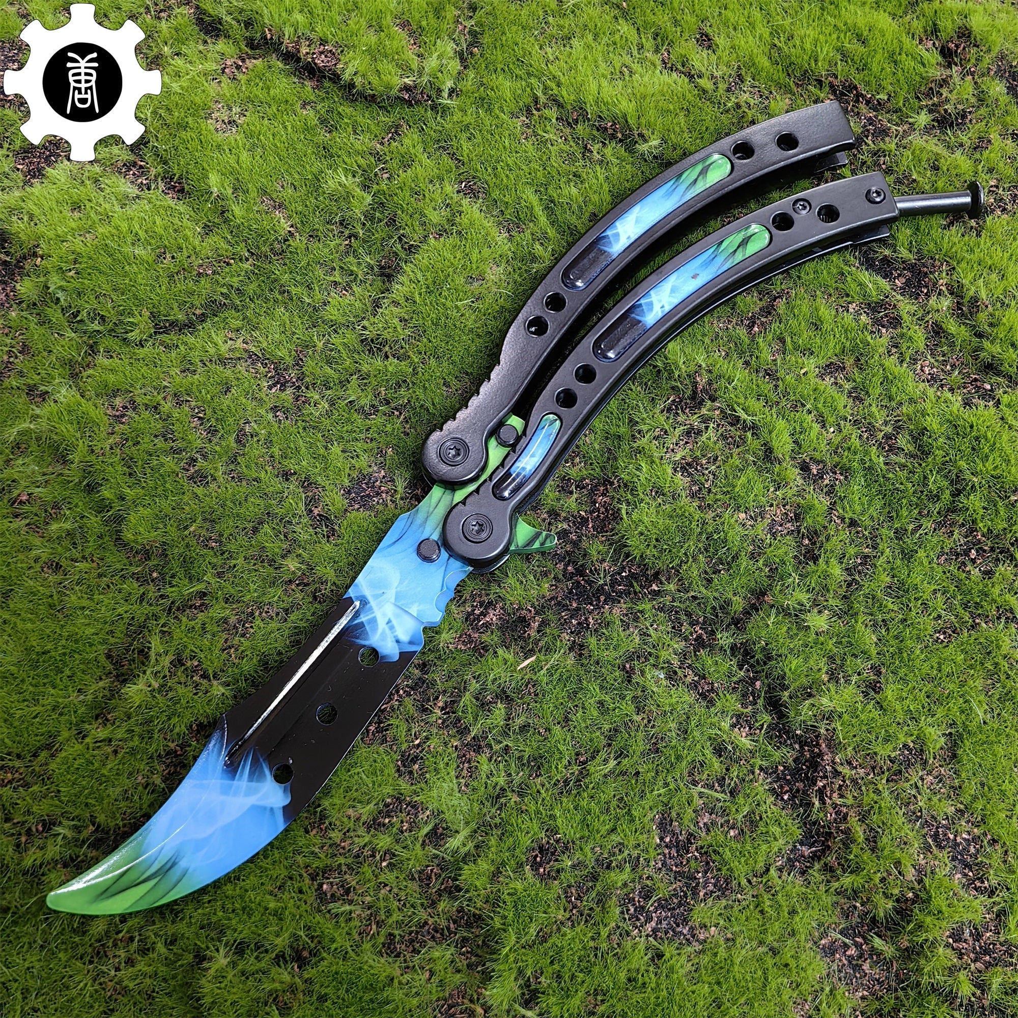 Gamma Doppler Phase 4 Balisong Game Butterfly Knife - Tophatter Daily Deals