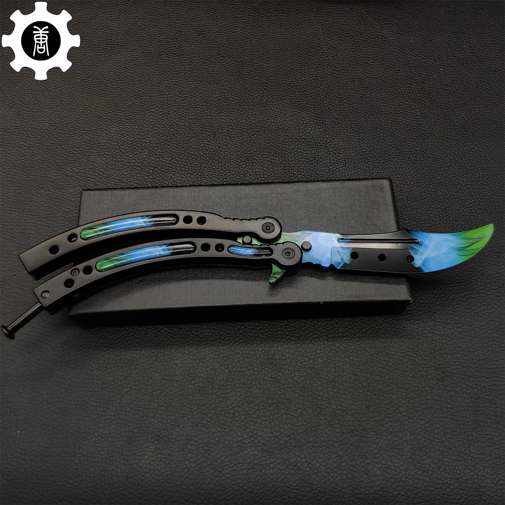 Gamma Doppler Phase 4 Balisong Game Butterfly Knife - Tophatter Daily Deals