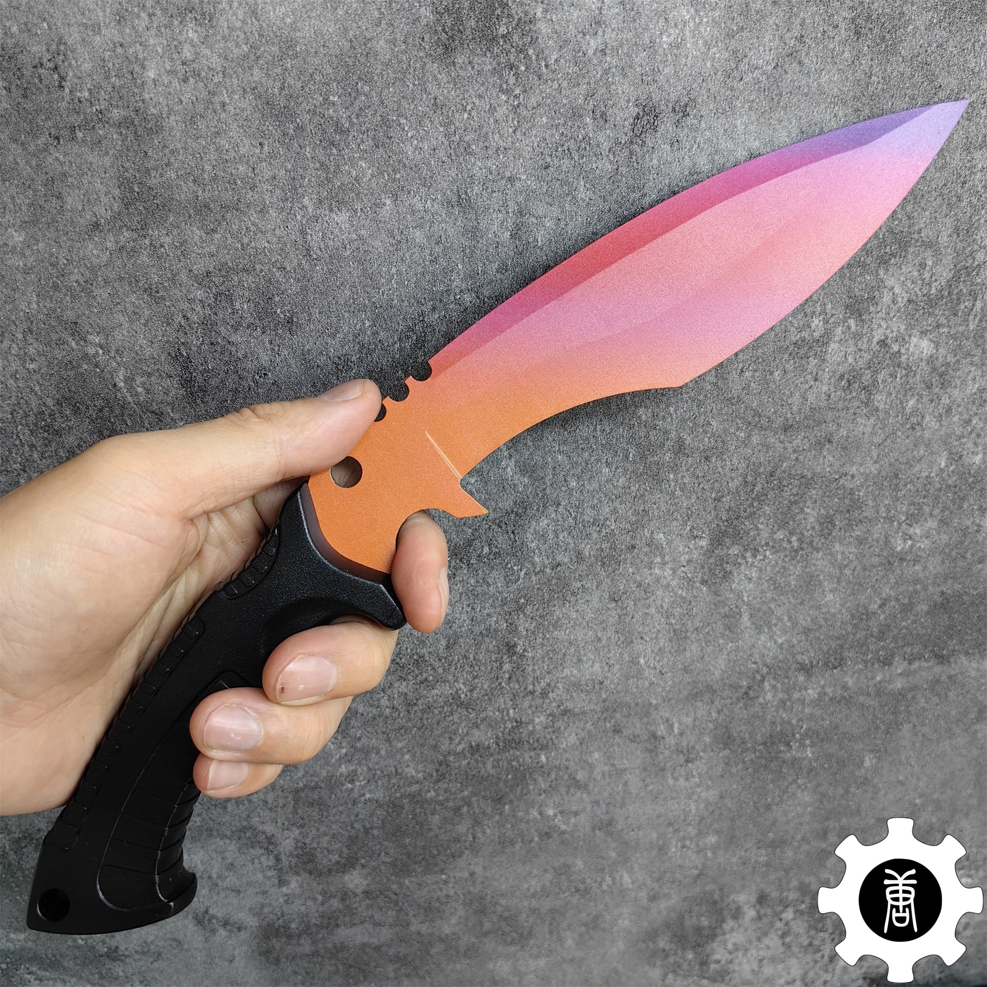 Steel Kukri Knife Blunt Blade Replica Fade Only - Tophatter Daily Deals