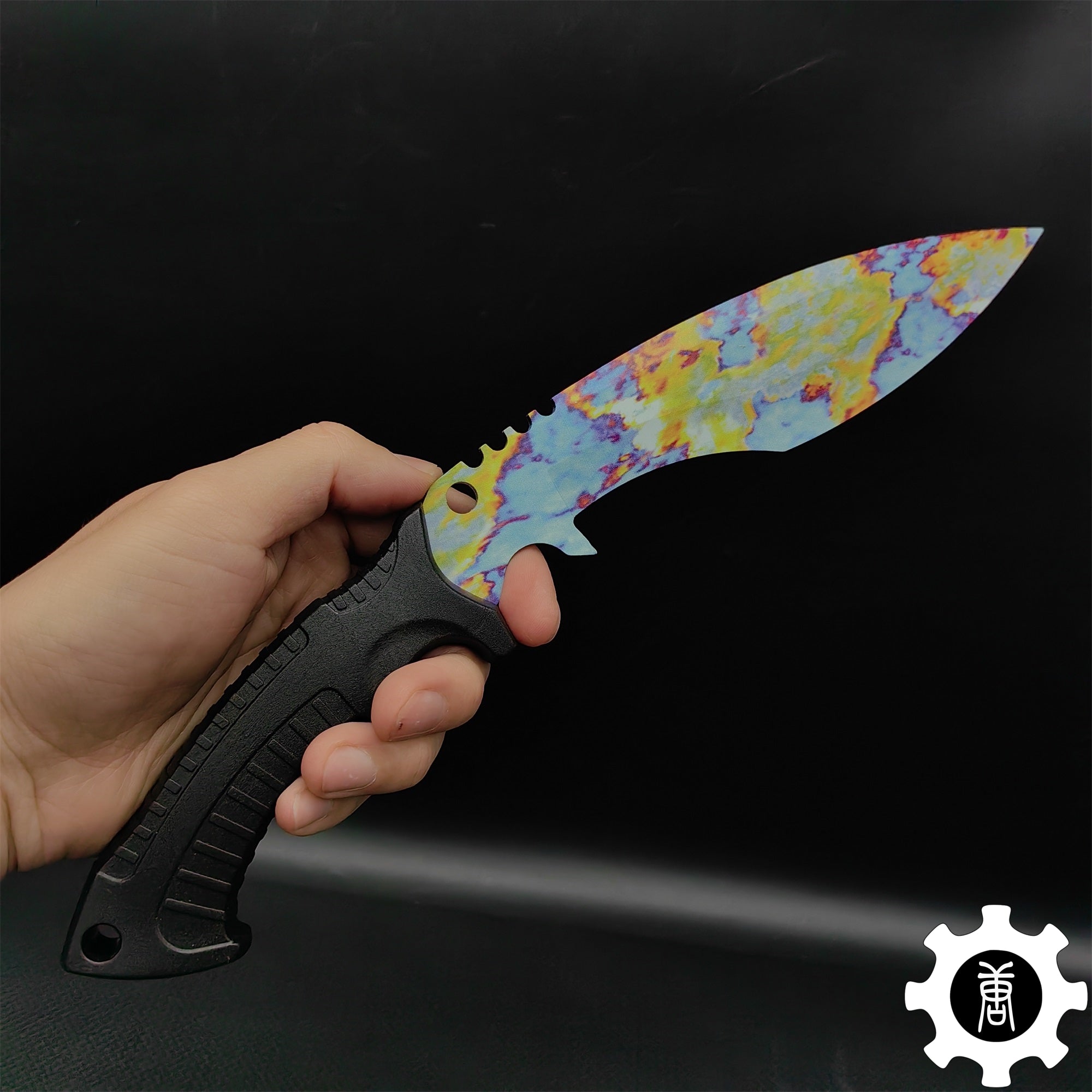 Steel Kukri Knife Blunt Blade Replica Case Hardened Only - Tophatter Daily Deals