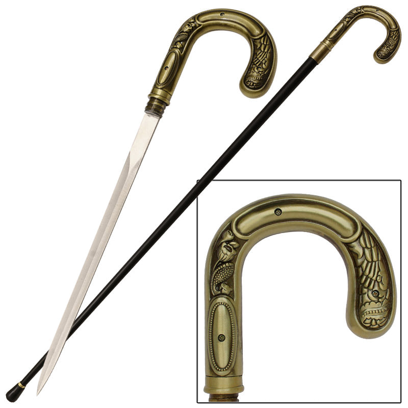 Gentlemen Walking Cane Sword - Tophatter's Guns'N'Weapons Store Collectible Weapons - Tophatter Daily Deals