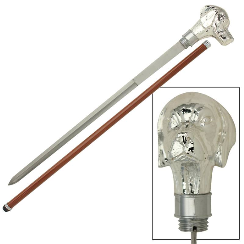 German Shorthair Pointer Walking Cane Sword - TOPHATTER'S ARMORY DEALS Collectible Weapons - Tophatter Daily Deals