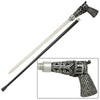 Old Time Six Shooter Walking Cane Sword - TOPHATTER'S ARMORY DEALS Collectible Weapons - Tophatter Daily Deals