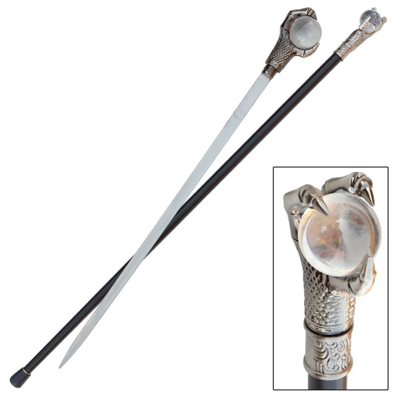 Japanese Dragons Claw Walking Sword Cane Collectible Weapons - Tophatter Daily Deals