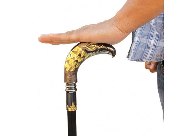 Majestic Golden Eagle Sword Cane novelty items - Tophatter Daily Deals