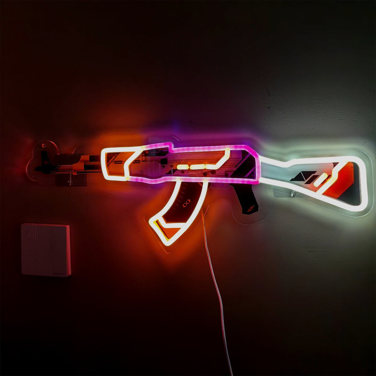 Customized AK47 Rare Skin Neon Light Game Room Decor - Tophatter Daily Deals