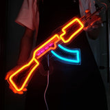 Customized AK47 Rare Skin Neon Light Game Room Decor - Tophatter Daily Deals