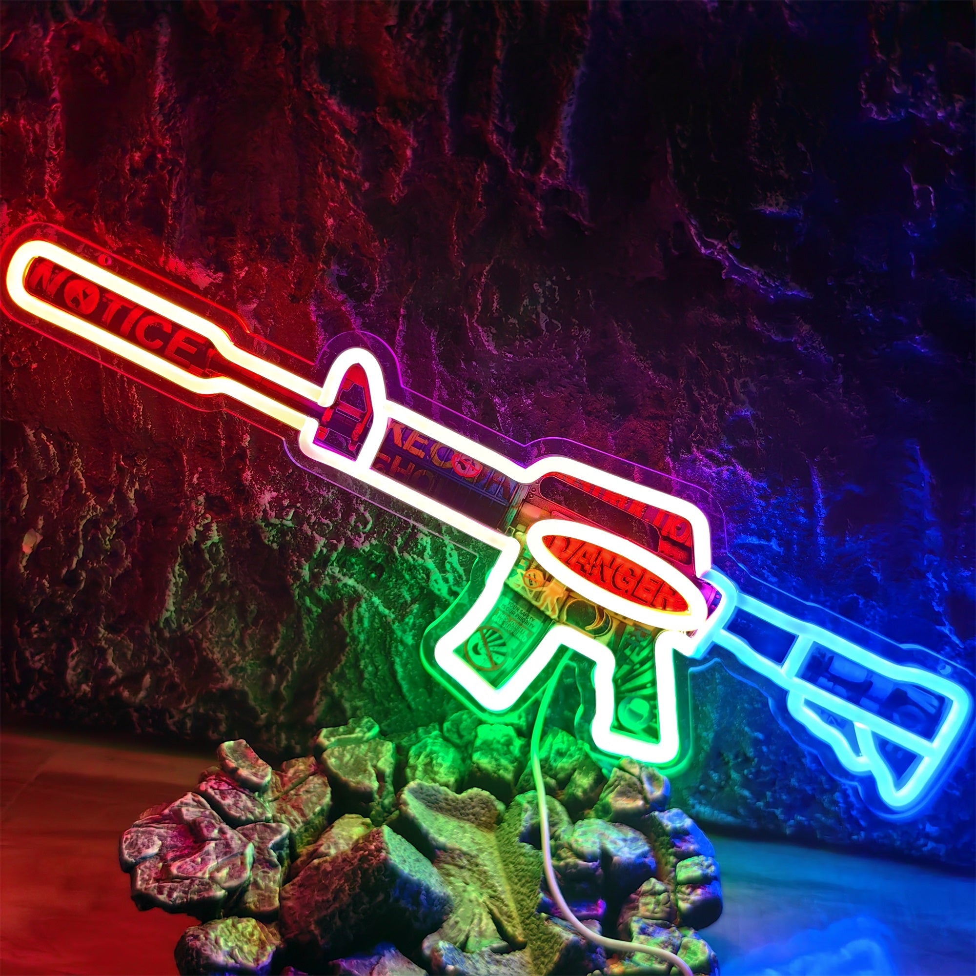 Customized CSGO Rare Skin M4A1-S Neon Light Wall Decor - Tophatter Daily Deals