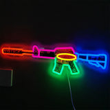 Customized CSGO Rare Skin M4A1-S Neon Light Wall Decor - Tophatter Daily Deals