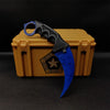 Lore Doppler Fade Autotronic Karambit Blunt Blade Replica With Gamma Case Doppler Sapphire - Tophatter Daily Deals
