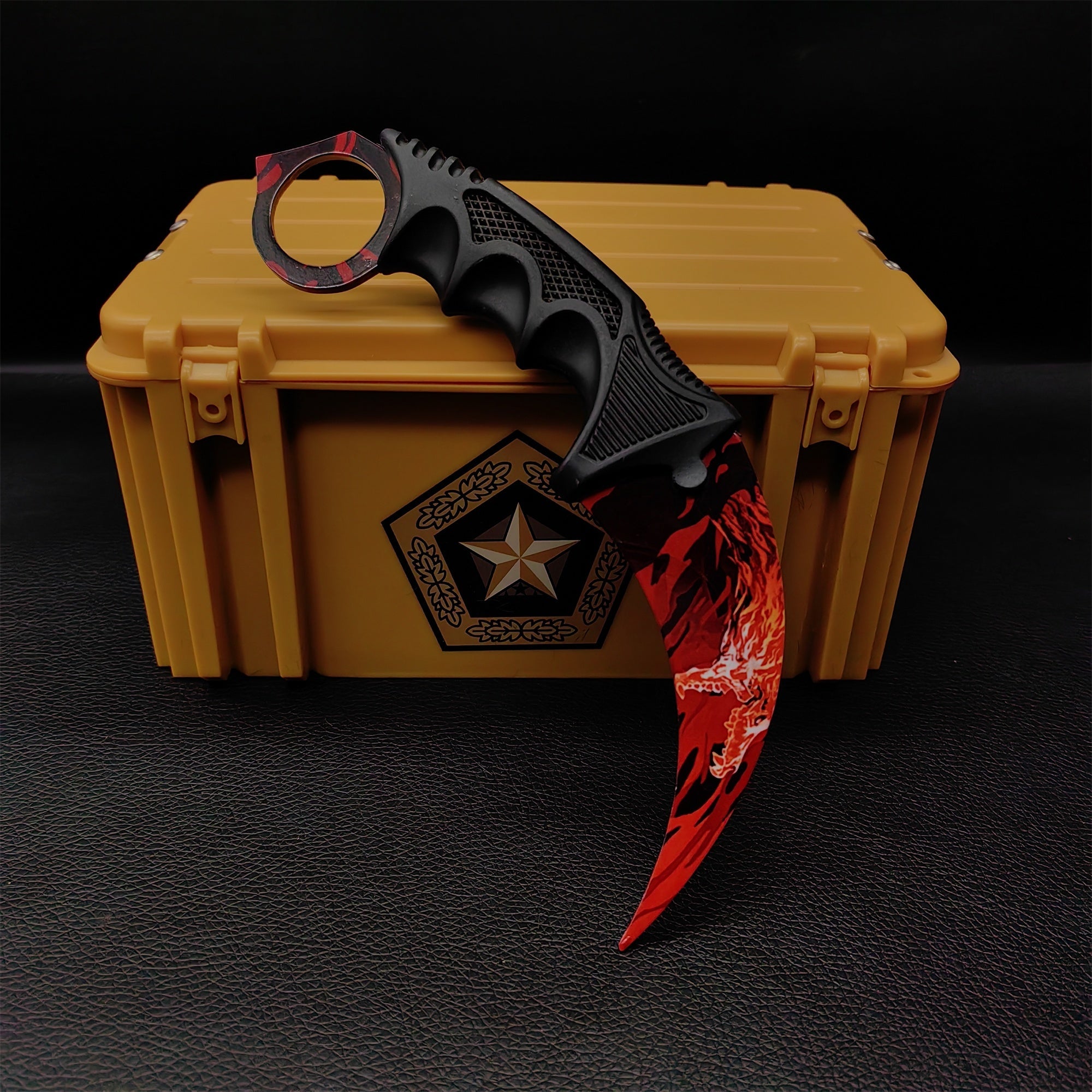 Lore Doppler Fade Autotronic Karambit Blunt Blade Replica With Gamma Case Roar - Tophatter Daily Deals