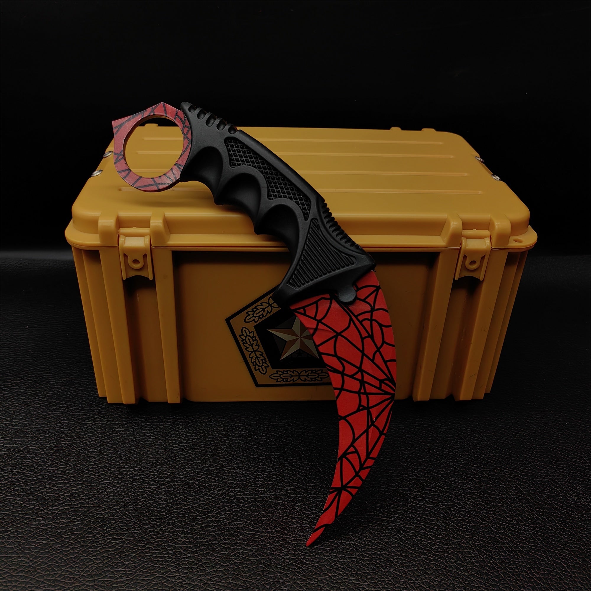 Lore Doppler Fade Autotronic Karambit Blunt Blade Replica With Gamma Case Crimson Web - Tophatter Daily Deals