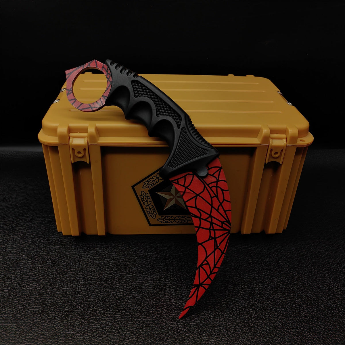Lore Doppler Fade Autotronic Karambit Blunt Blade Replica With Gamma Case Crimson Web - Tophatter Daily Deals