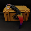 Lore Doppler Fade Autotronic Karambit Blunt Blade Replica With Gamma Case Fade - Tophatter Daily Deals