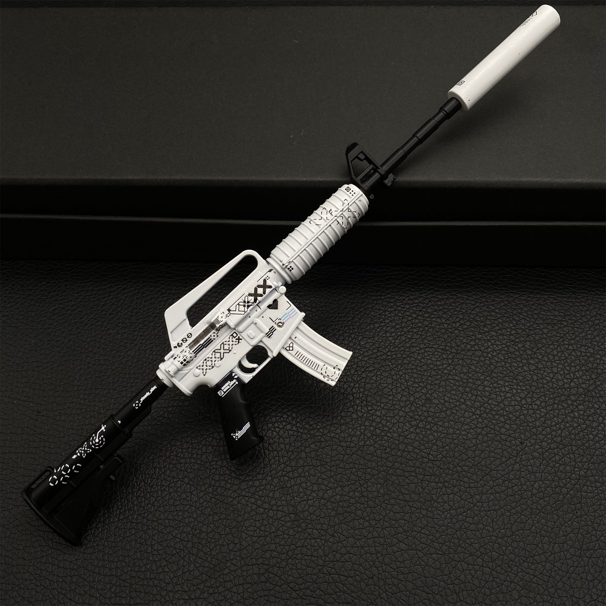 Top Rank Printstream Hyper Beast M4A1-S Gun Miniature For Collection - Tophatter Daily Deals