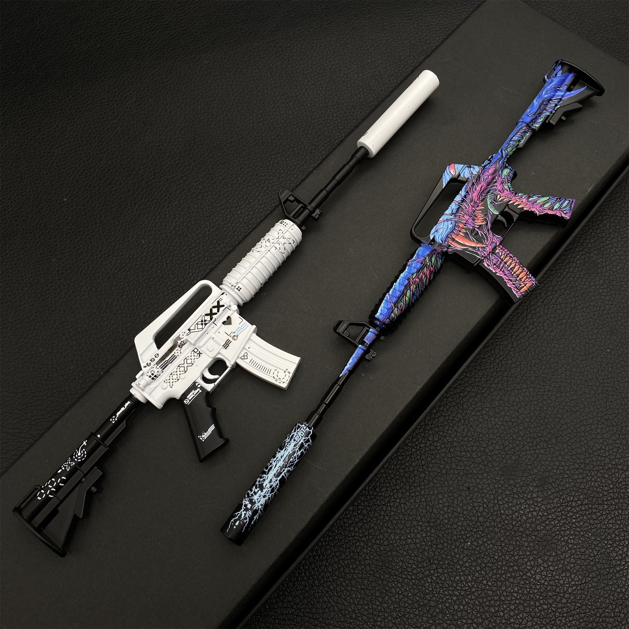 Top Rank Printstream Hyper Beast M4A1-S Gun Miniature For Collection - Tophatter Daily Deals