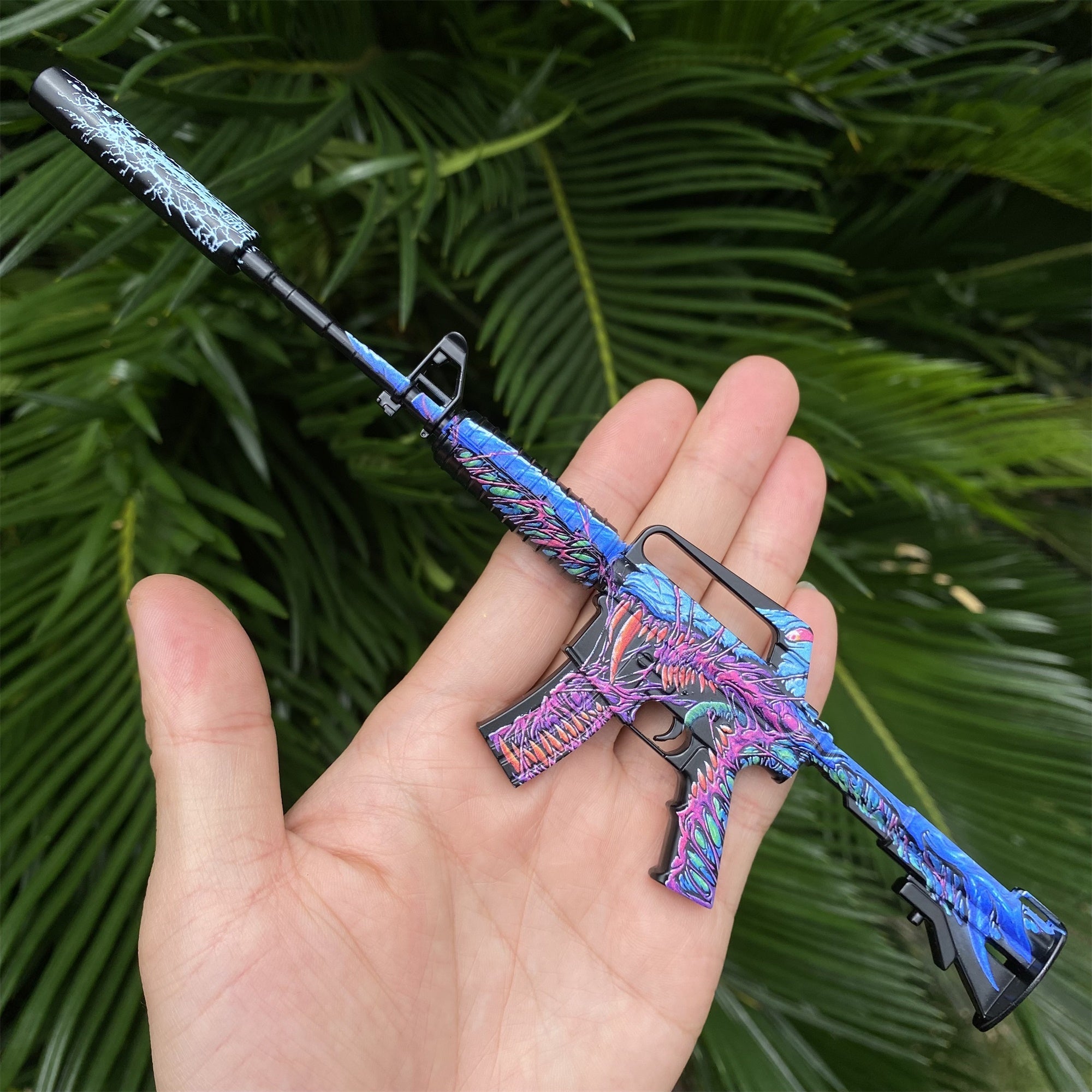 Top Rank Printstream Hyper Beast M4A1-S Gun Miniature For Collection - Tophatter Daily Deals